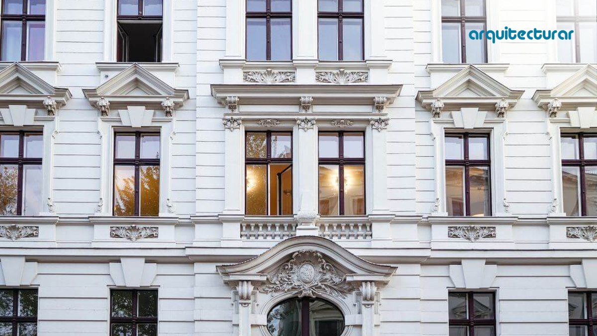 Fachada de un edificio protegido